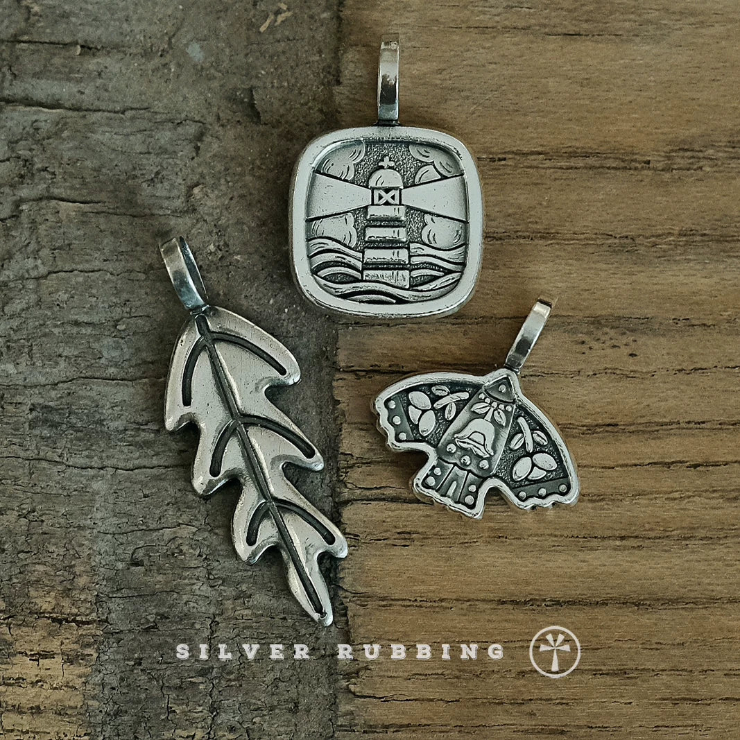Original Handmade 999 Pure Silver Oak Leaf Pendant Vintage Artistic Silver Necklace Independent Original Design Retro Literary Jewelry for Women