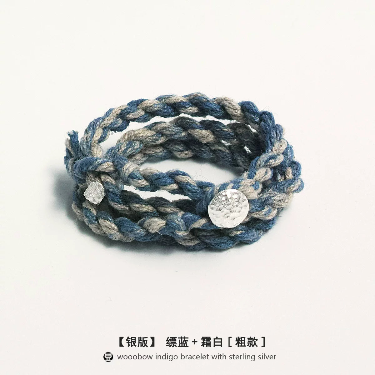 Hand Woven Three Loop One Size Fits All Hemp Cotton Cord Bracelet With Brass And Pure Silver Accents Unisex Couple Wristband For Daily Wear Matching Anniversary Dating Gift
