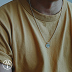 Handmade 99 Pure Sterling Silver Enamel Silver Coin Charm Necklace Original Independent Design Fine Silver Jewelry From Trusted Jewelry Store