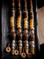 Handmade Original Design Natural Yak Bone Camel Bone Duobao Bone Bracelet Authentic Tibetan Style Prayer Bead String Bracelet For Spiritual Meditation
