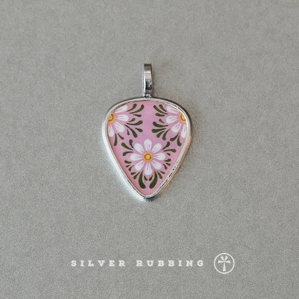 Handmade Original Enamel Pendant Necklace 999 Sterling Silver Charm Jewelry Unique Niche Design Silver Jewelry From Independent Designer Jewelry Store
