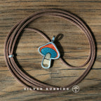 Original Handmade Unique Enamel Painting Pendant 999 Pure Silver Necklace Handcrafted Independent Design Minimalist Fine Silver Jewelry For Women Everyday Wear And Special Gif