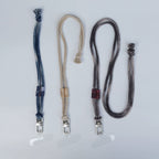 Original Design Natural Plant Dyed Linen Cotton Hand Woven Phone Lanyard Adjustable Crossbody Neck Phone Strap Multifunctional Compatible with Camera Long Lasting Durable Versatile Strap