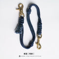 Hand Woven Cotton Linen Indigo Strap Vintage Style Lanyard for Wallet Phone Badge ID Key Chain Waist Belt Unique Fashion Gift for Men Women