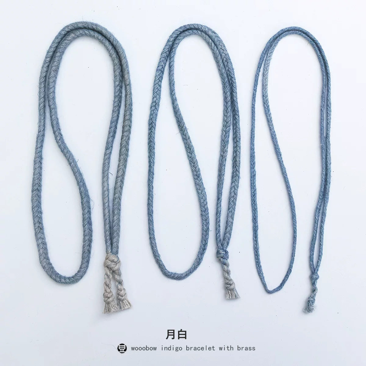 Handmade Plant Dyed Cotton Linen Five Strand Braid Pull Over Necklace Original Design Unisex Sweater Chain Bohemian Style Daily Wear Neck Rope For Men And Women