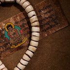Original Tibetan Natural Yak Bone Mala Prayer Beads Bracelet 36 Beads Original Ecological Handheld Mala For Men Tibetan Authentic Play Buddhist Prayer Beads