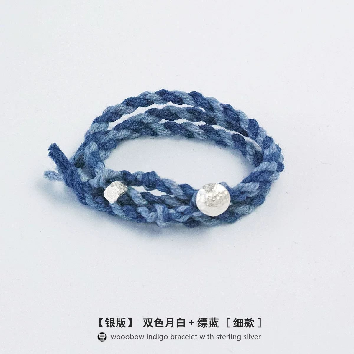 Hand Woven Three Loop One Size Fits All Hemp Cotton Cord Bracelet With Brass And Pure Silver Accents Unisex Couple Wristband For Daily Wear Matching Anniversary Dating Gift