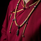 Original Tibetan Style 108 Beads Natural Star-Moon Bodhi Seed Prayer Beads Mala Bracelet Necklace For Both Men And Women Handmade