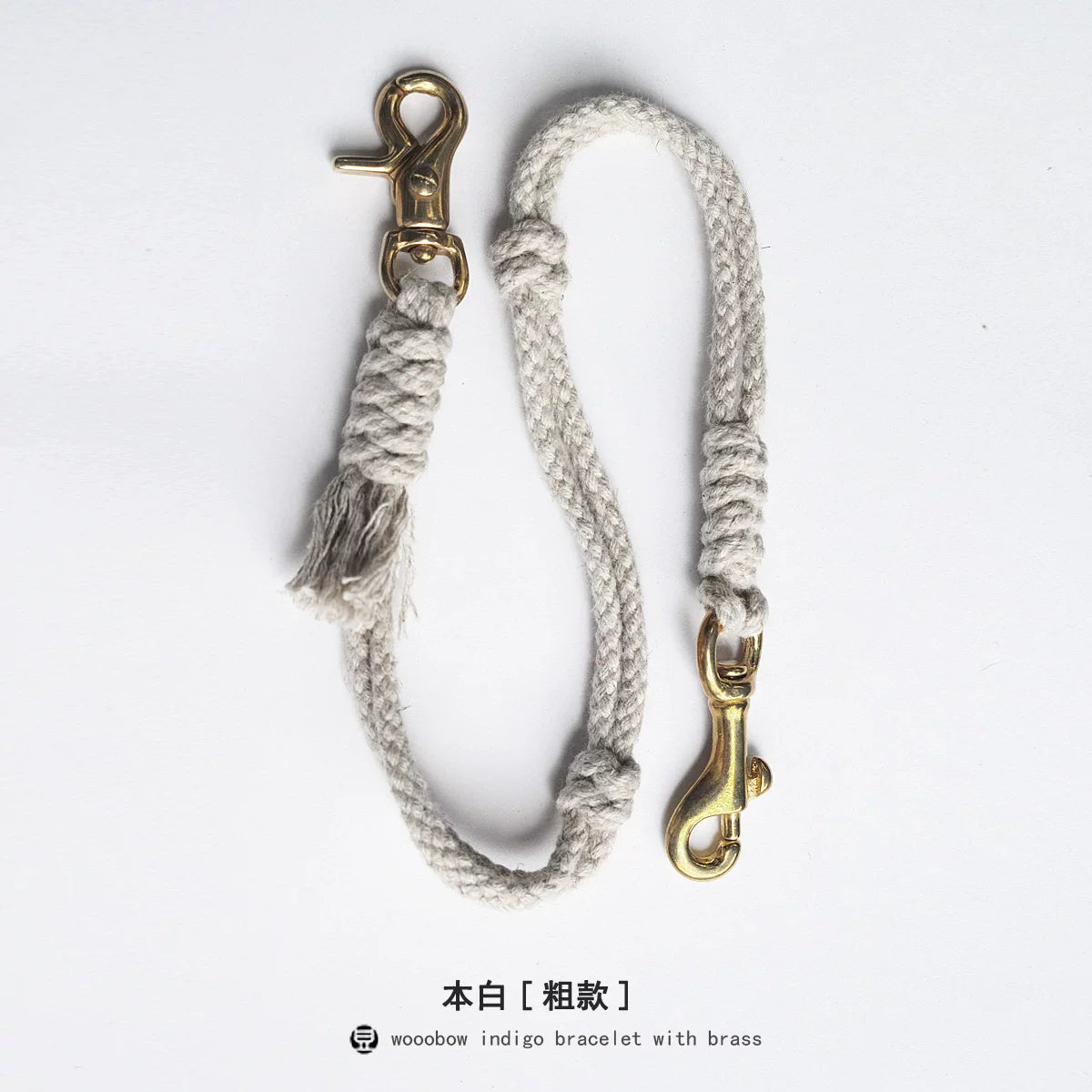 Hand Woven Cotton Linen Indigo Strap Vintage Style Lanyard for Wallet Phone Badge ID Key Chain Waist Belt Unique Fashion Gift for Men Women
