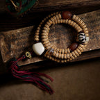 Original Tibetan Style 108 Beads Natural Star-Moon Bodhi Mala Prayer Beads Bracelet Necklace Unisex Hand String For Meditation Jewelry