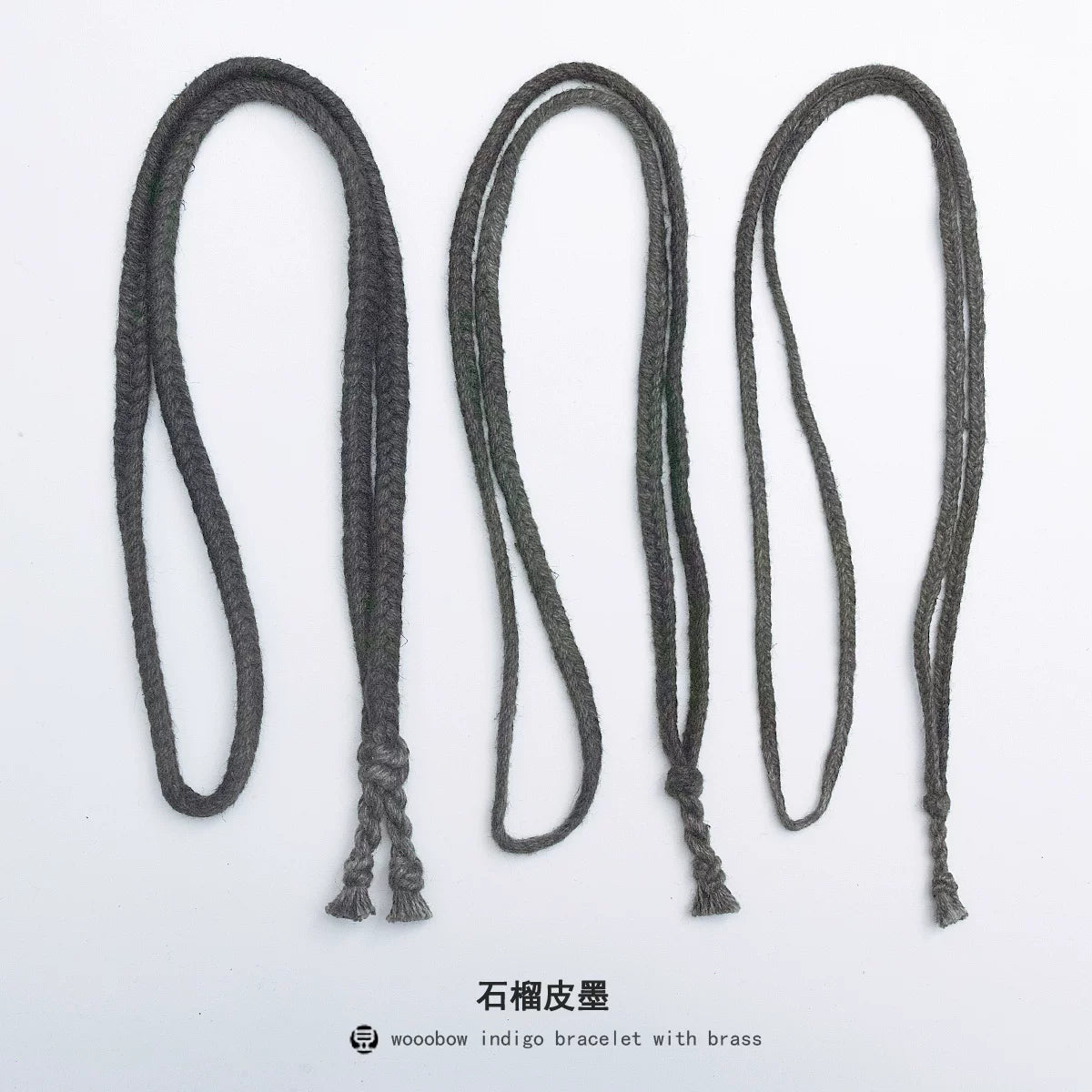 Handmade Plant Dyed Cotton Linen Five Strand Braid Pull Over Necklace Original Design Unisex Sweater Chain Bohemian Style Daily Wear Neck Rope For Men And Women