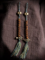 Authentic Tibetan Kajegdo Standard Counter Beads Accessory Yak Bone Camel Bone Mala Bracelet Side Pendant Tassel Small Tibetan Element Jewelry