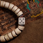 Original Tibetan Natural Yak Bone Mala Prayer Beads Bracelet 36 Beads Original Ecological Handheld Mala For Men Tibetan Authentic Play Buddhist Prayer Beads