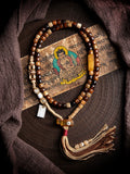 Original Tibetan Style Design Old Material Xingyue Bodhi Seed Aged Seed Buddha Beads Bracelet Unisex Accessory Wristband for Daily Wear Meditation Jewelry Gift