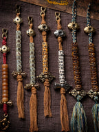 Authentic Tibetan Kajegdo Standard Counter Beads Accessory Yak Bone Camel Bone Mala Bracelet Side Pendant Tassel Small Tibetan Element Jewelry