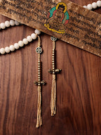 Original Tibetan Style 108 Beads White Bodhi Root Mala Prayer Beads Bracelet For Men And Women Natural Dzi Bead Versatile Necklace Hand String Ethnic Spiritual Jewelry