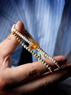 108 Beads Natural Star-Moon Bodhi Buddhist Prayer Beads Mala Bracelet Mens Hand String With Decorative Accessories For Meditation Spiritual Practice