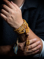 54 håndskårne Kutulu Master Replica naturlige gamle materiale yakknogle mala bedeperler armbånd Sidpa Gyalpo kranie håndlavet yakknogle tibetansk buddhistisk rosenkrans armbånd