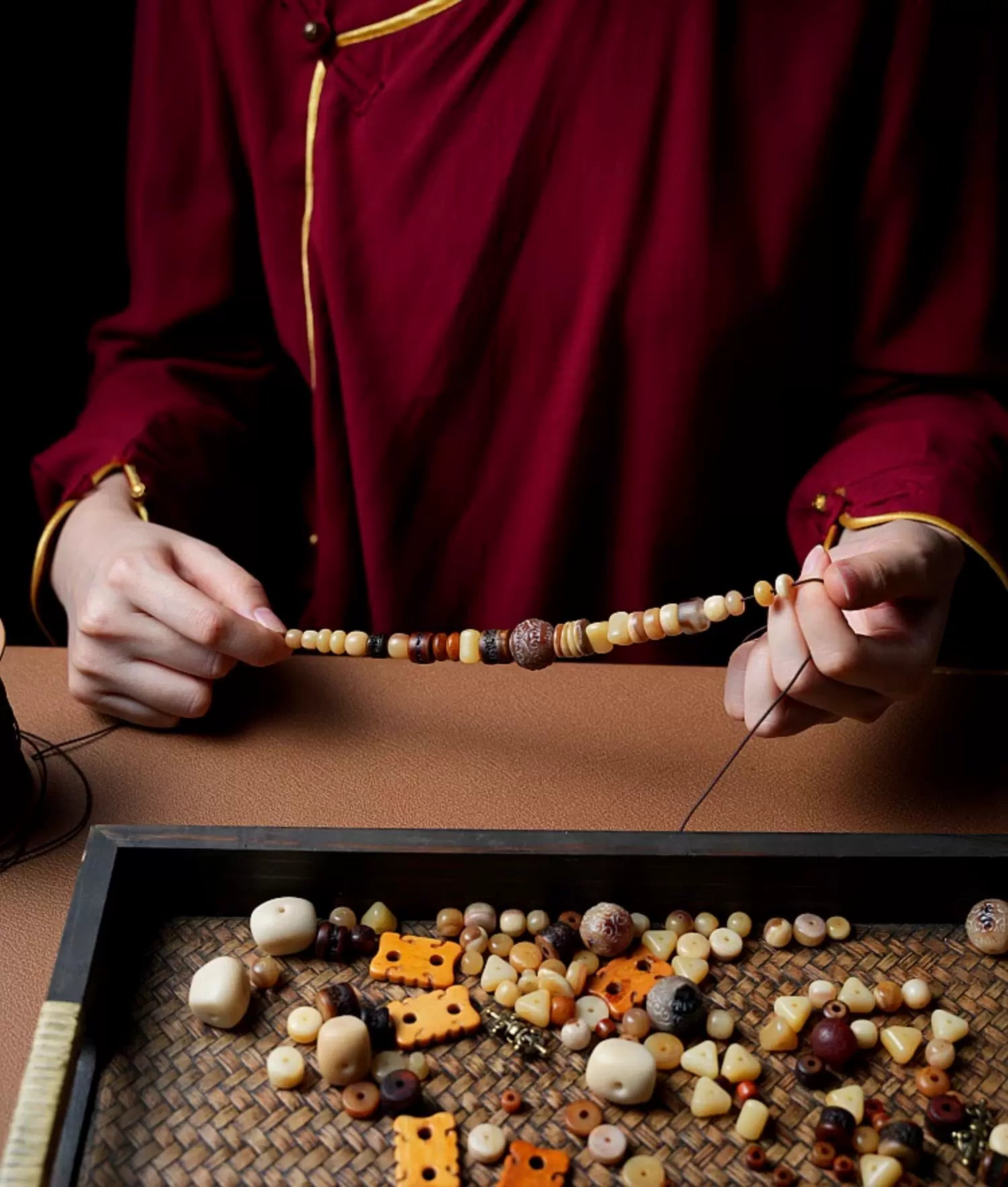 Natural Yak Bone Camel Bone Multi Treasure Beads Bracelet Tibetan Style Multi Circle Ethnic Bracelet Unisex Handmade Ethnic Jewelry For Men Women Daily Wear and Collection