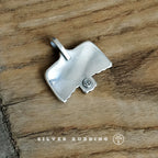 Independent Original Handcrafted Niche Enamel Charm Pendant 99 Pure Sterling Silver Necklace Elegant Silver Jewelry for Personalized Jewelry Store