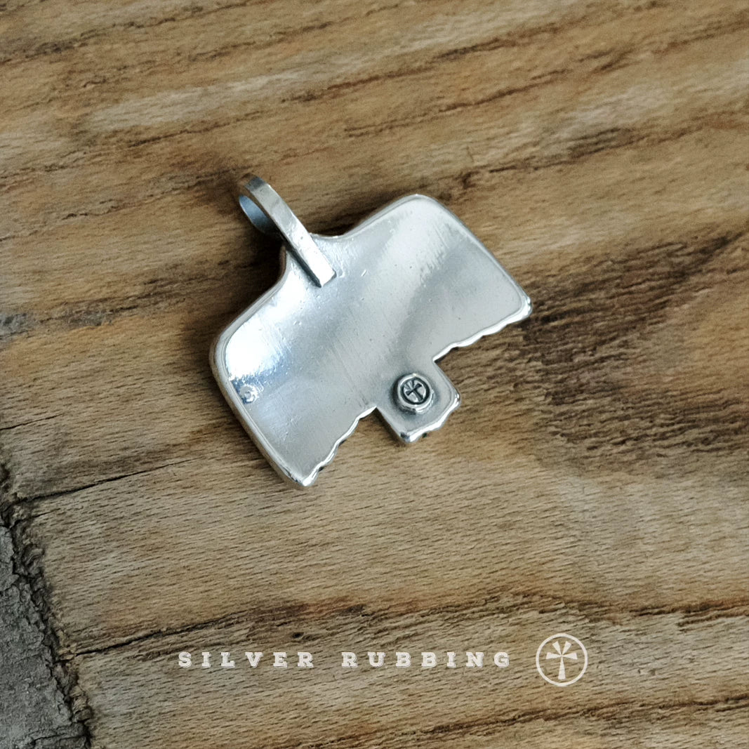 Independent Original Handcrafted Niche Enamel Charm Pendant 99 Pure Sterling Silver Necklace Elegant Silver Jewelry for Personalized Jewelry Store