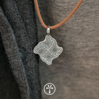 Original Handmade 999 Pure Silver Pendant Necklace Vintage Art Style Handcrafted Jewelry Unique Independent Designer Jewelry