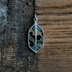 Handmade Enamel Solid 99 Sterling Silver Charm Pendant Necklace Unique Original Design Fine Silver Jewelry From Independent Jewelry Store